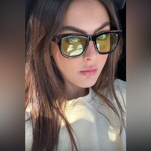Gucci Black/Green/Yellow Sunglasses